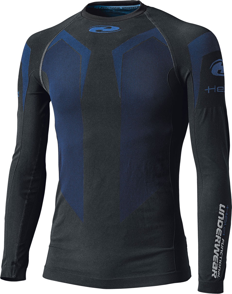 Held 3D-Skin Cool Top, koszula funkcjonalna longsleeve , kolor: czarny/granatowy/niebieski , rozmiar: L