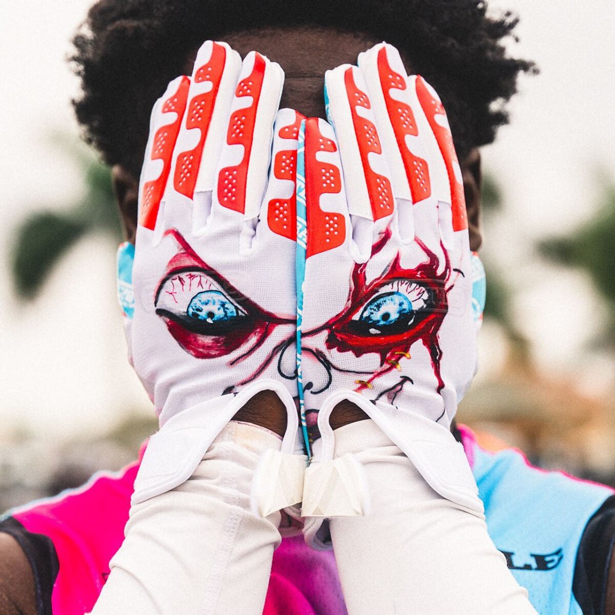 Battle Lil Evil Cloaked Receiver Gloves - Gr. M