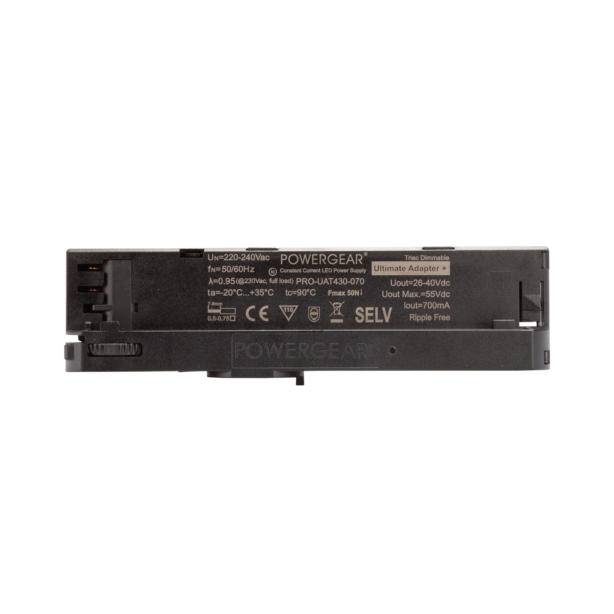 Universal 3-Phasen Adapter inkl Stromquelle dimmbar 30W 700mA (B)