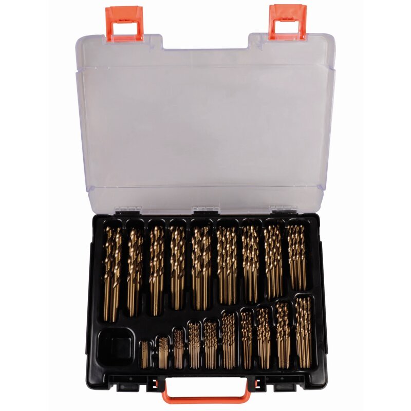 Projahn Kunststoff-Magazin Spiralbohrer ECO HSS-Co 5% DIN 338 - 1 bis 10 mm - 170-teilig