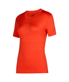 Sunfire T-Shirt W, Ski Mountaineering, Woman, T-Shirt, R22G00 Cherry Tomato/Carbon, M - La Sportiva