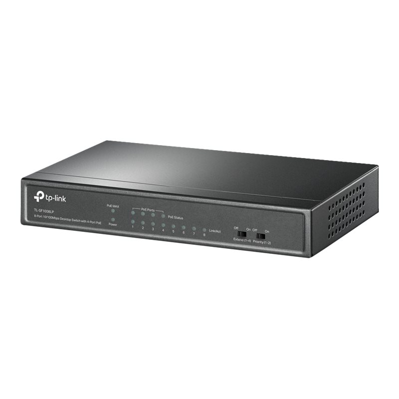 TP-Link TL-SF1008LP 8-Port Fast Ethernet PoE Switch