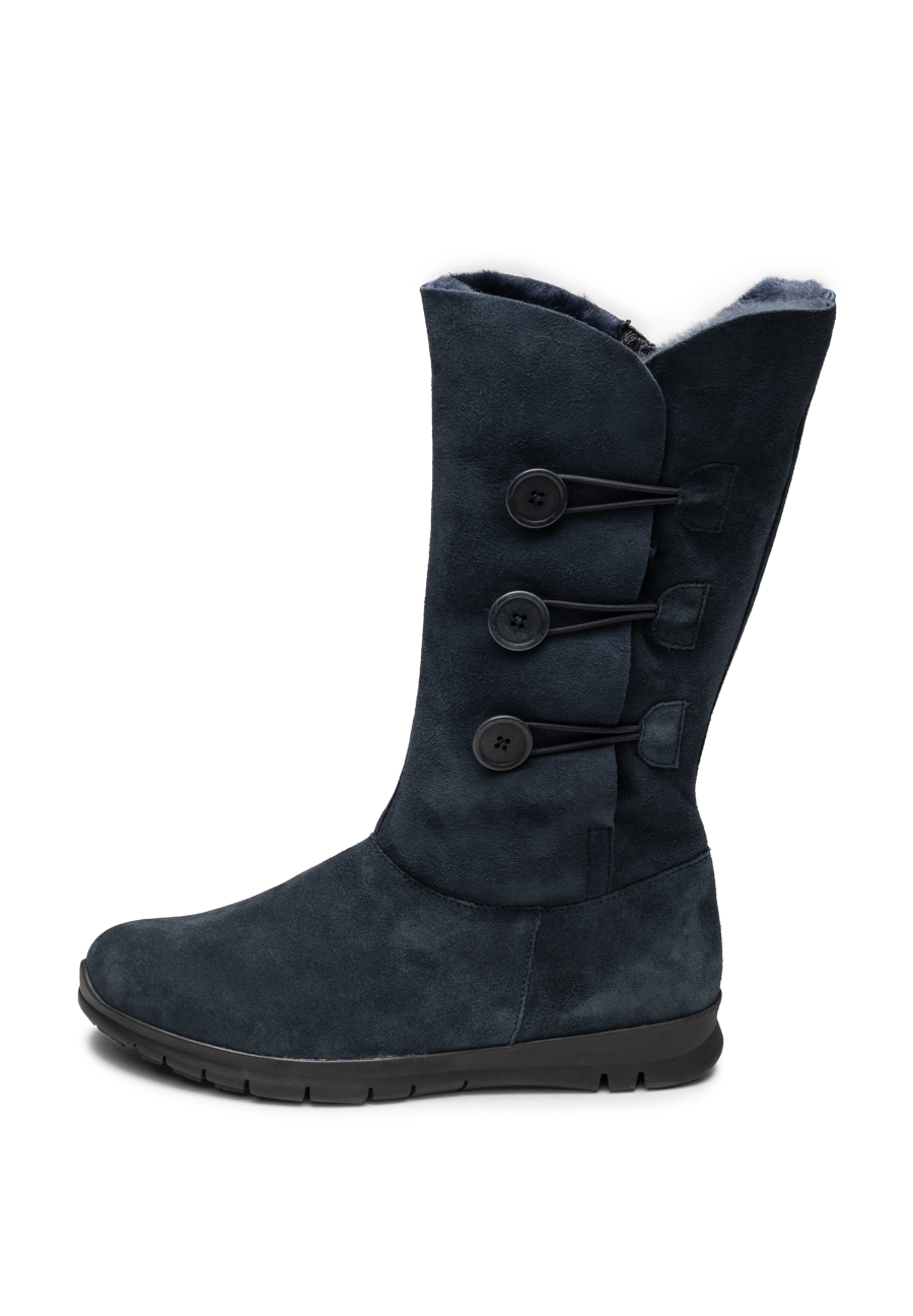 Kuschliger Stiefel Velourleder