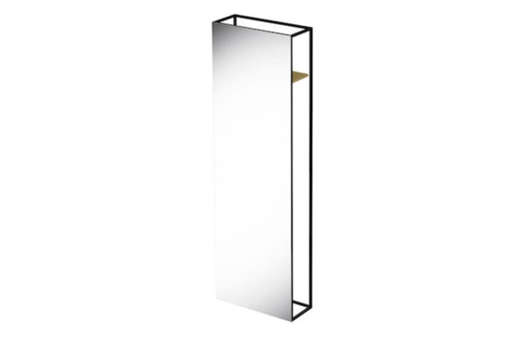 Bette Standspiegel Q050, 60x190cm, Rückwand Eiche Mocca, Q050-818FH813