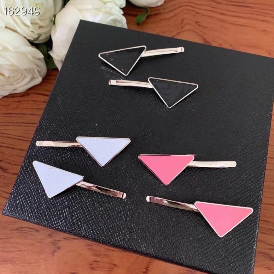 Top Barrette Triangle Trois Couleurs Design Élastique Femme Nouvelle Mode Accessoire Cheveux Haute Qualité