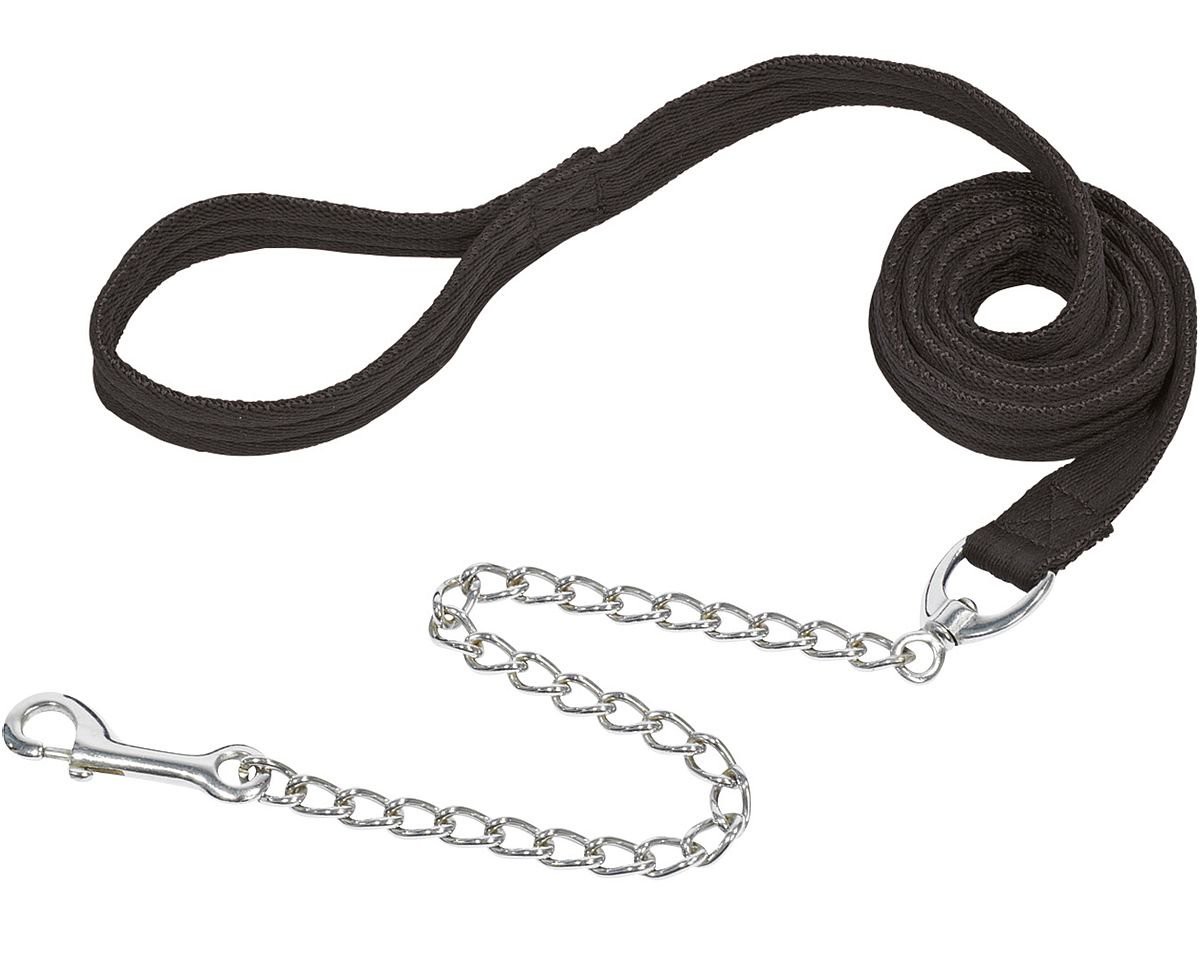 Busse Führleine SOFT mit Kette, schwarz