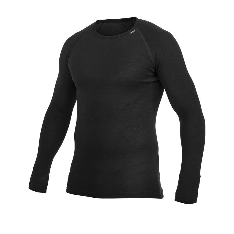 Woolpower Lite Crewneck Unterhemd schwarz M