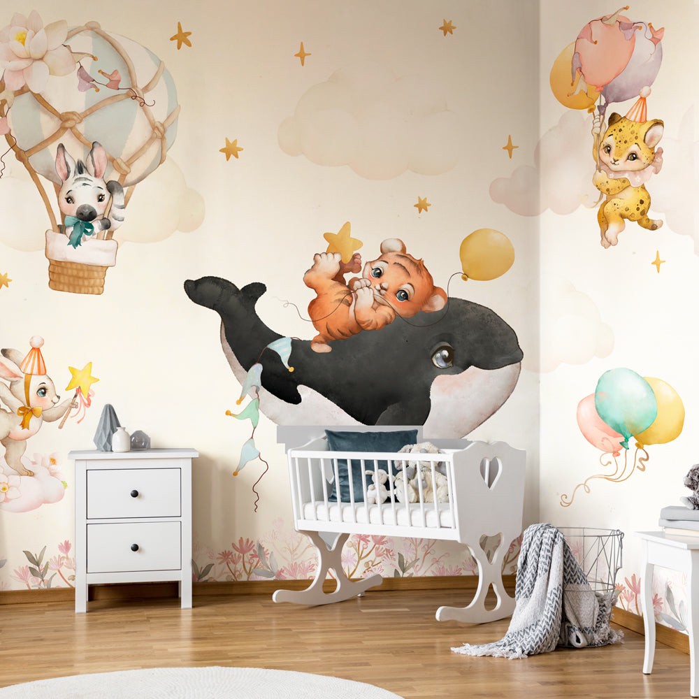 Fototapete Kleiner fliegender Zoo