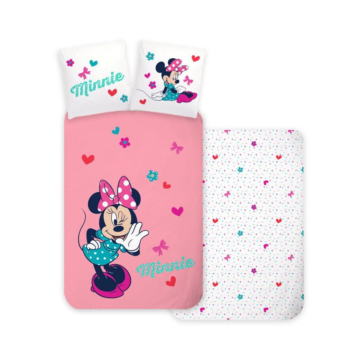 Disney Minnie Whisper Bettwäsche 140×200cm, 70×90cm