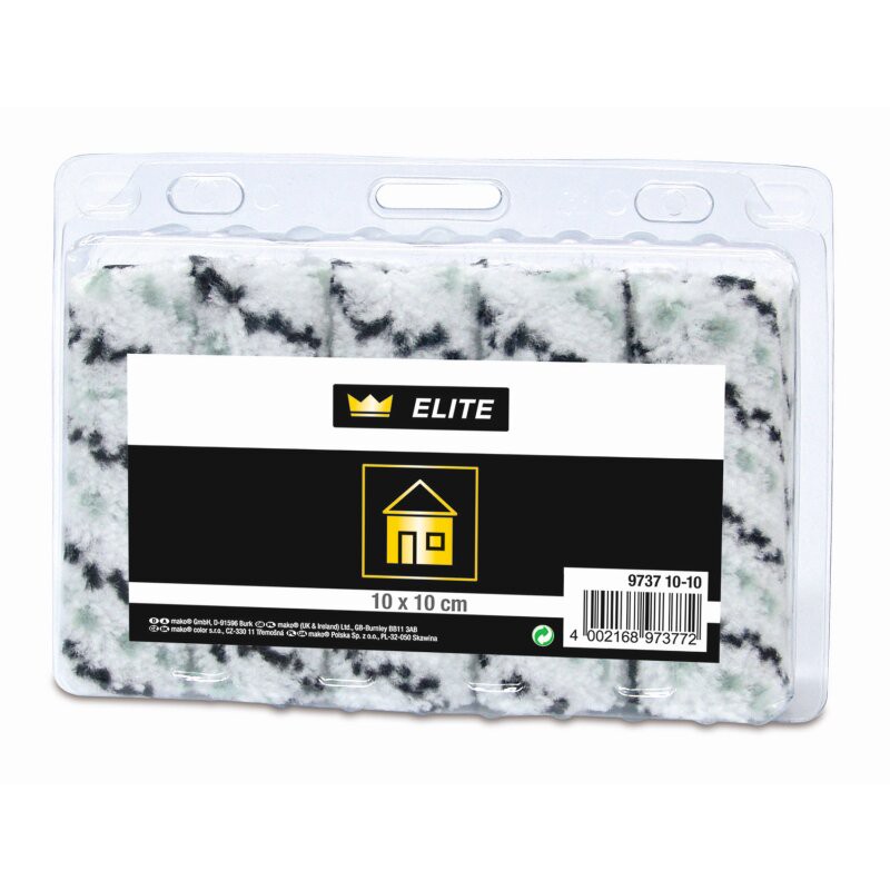 Heizkörper Ersatzwalzen ELITE black-Line lösemittelbeständiger endlos Polyamidbezug 10 cm - 10er-Pack