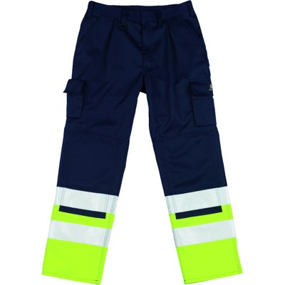 Arbeitshose Patos 12379-430, marineblau/gelb, Größe C47, 82