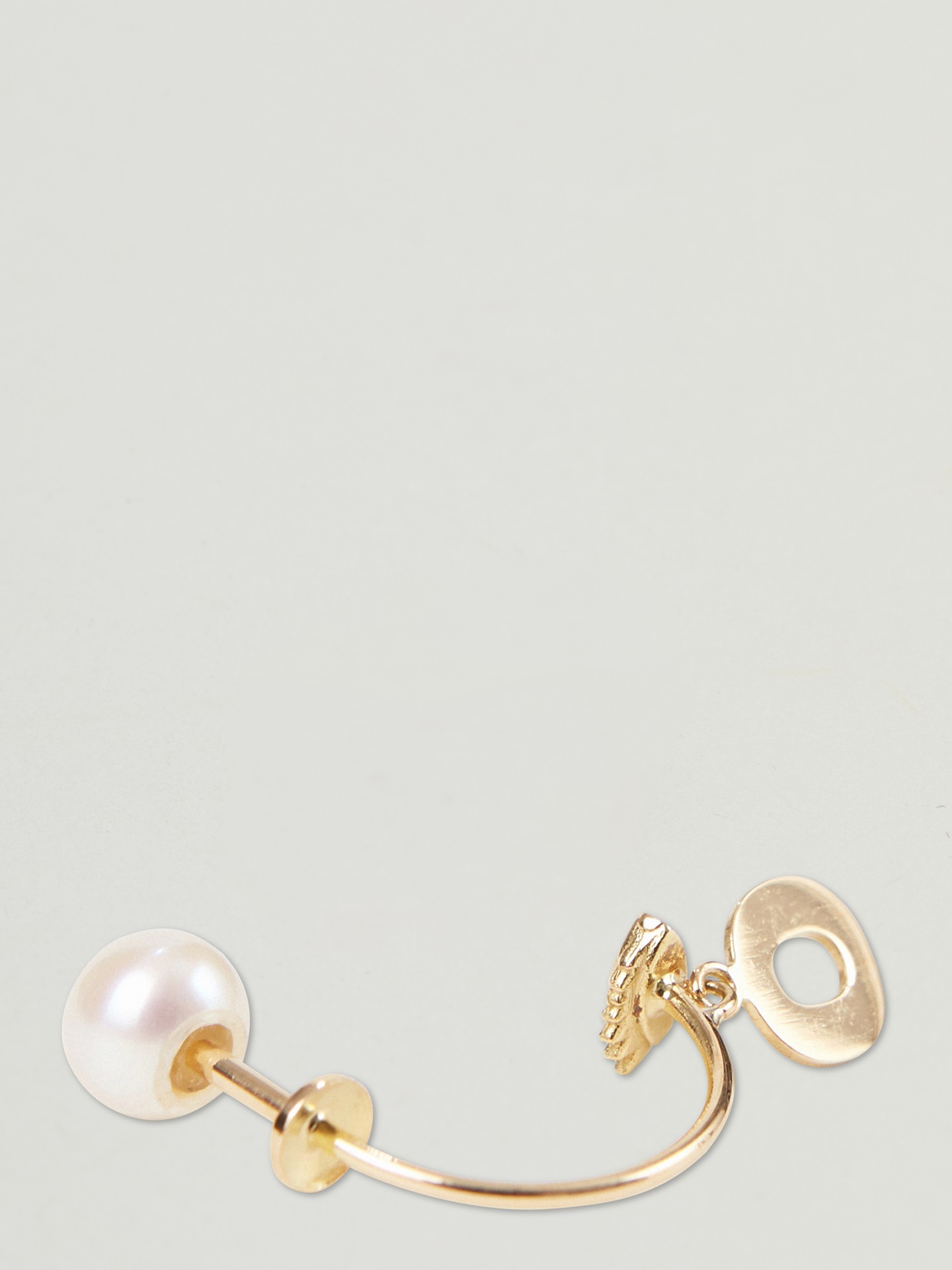 Ohrring 'Micro Eye O' Gelbgold