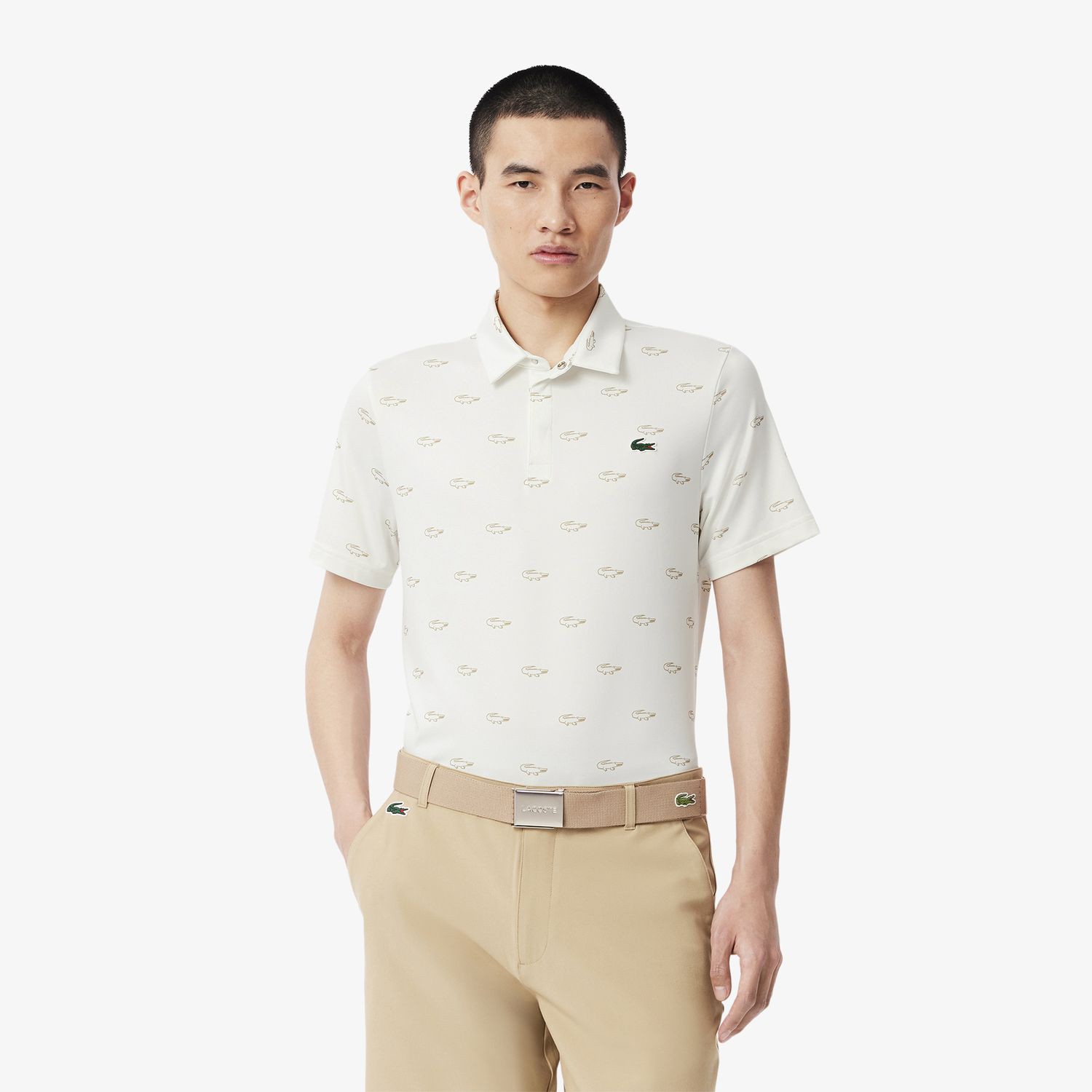 LACOSTE Polo, creme