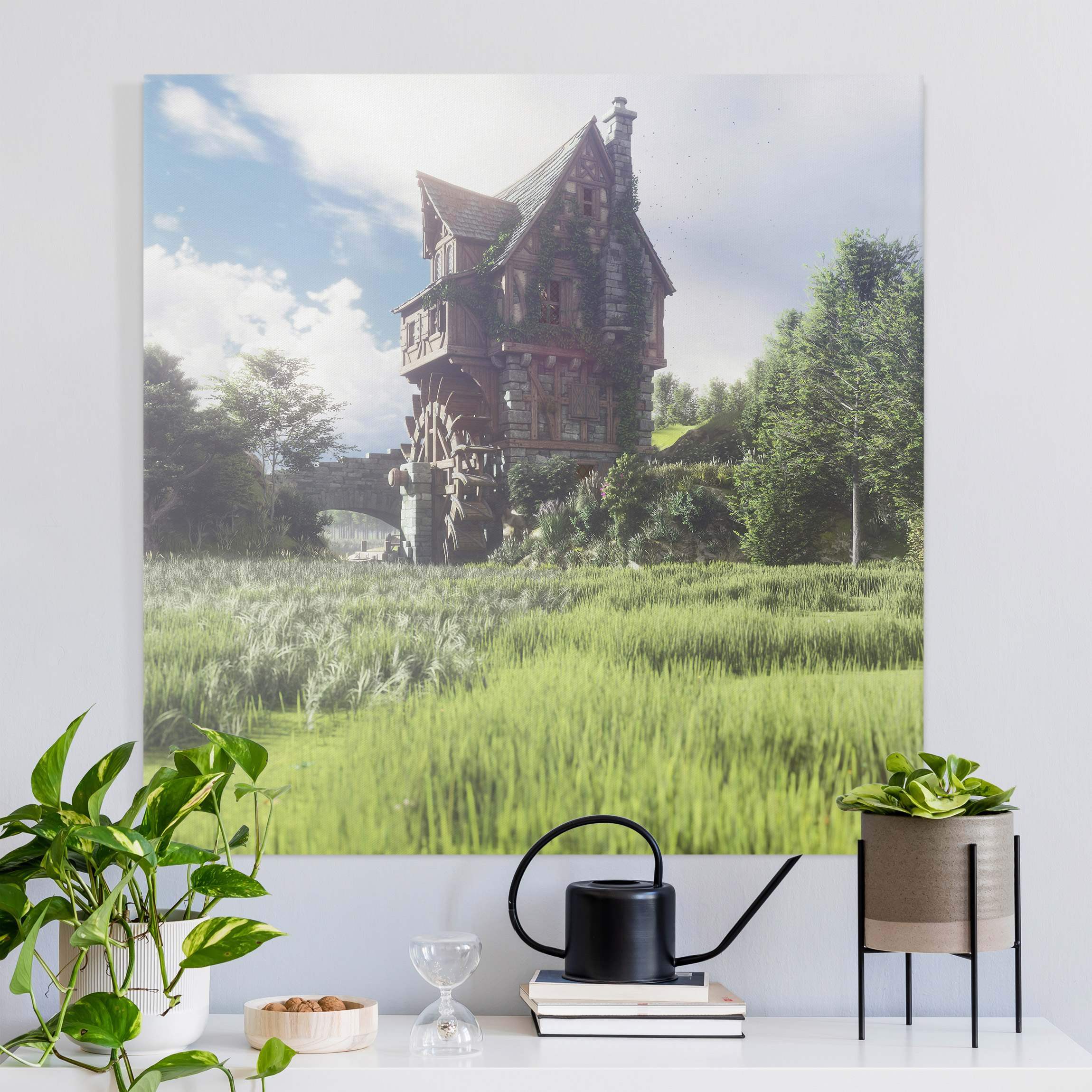 Leinwandbild Phantastische Mühle