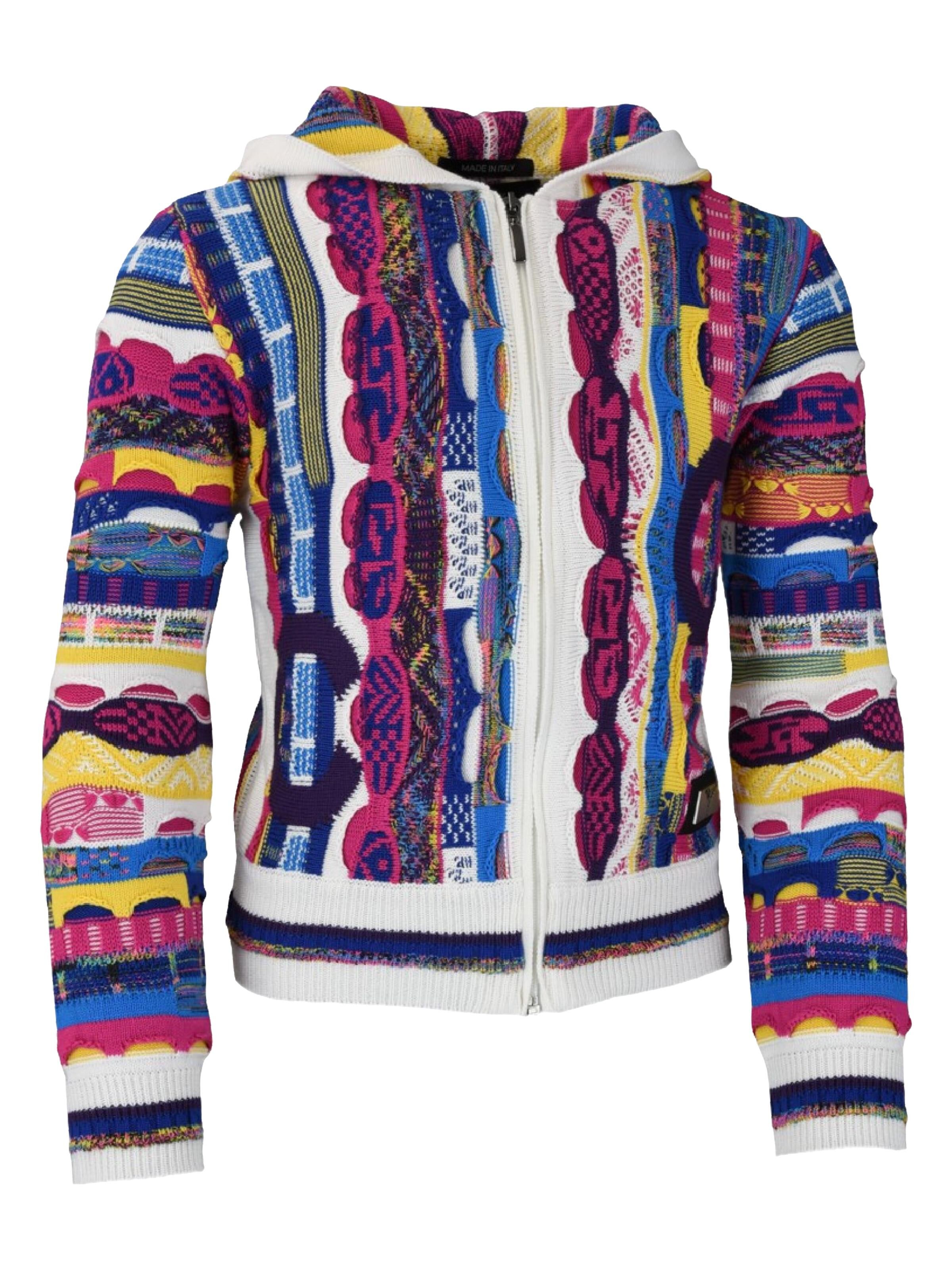 Allover Mädchen Strickjacke mit Stehkragen