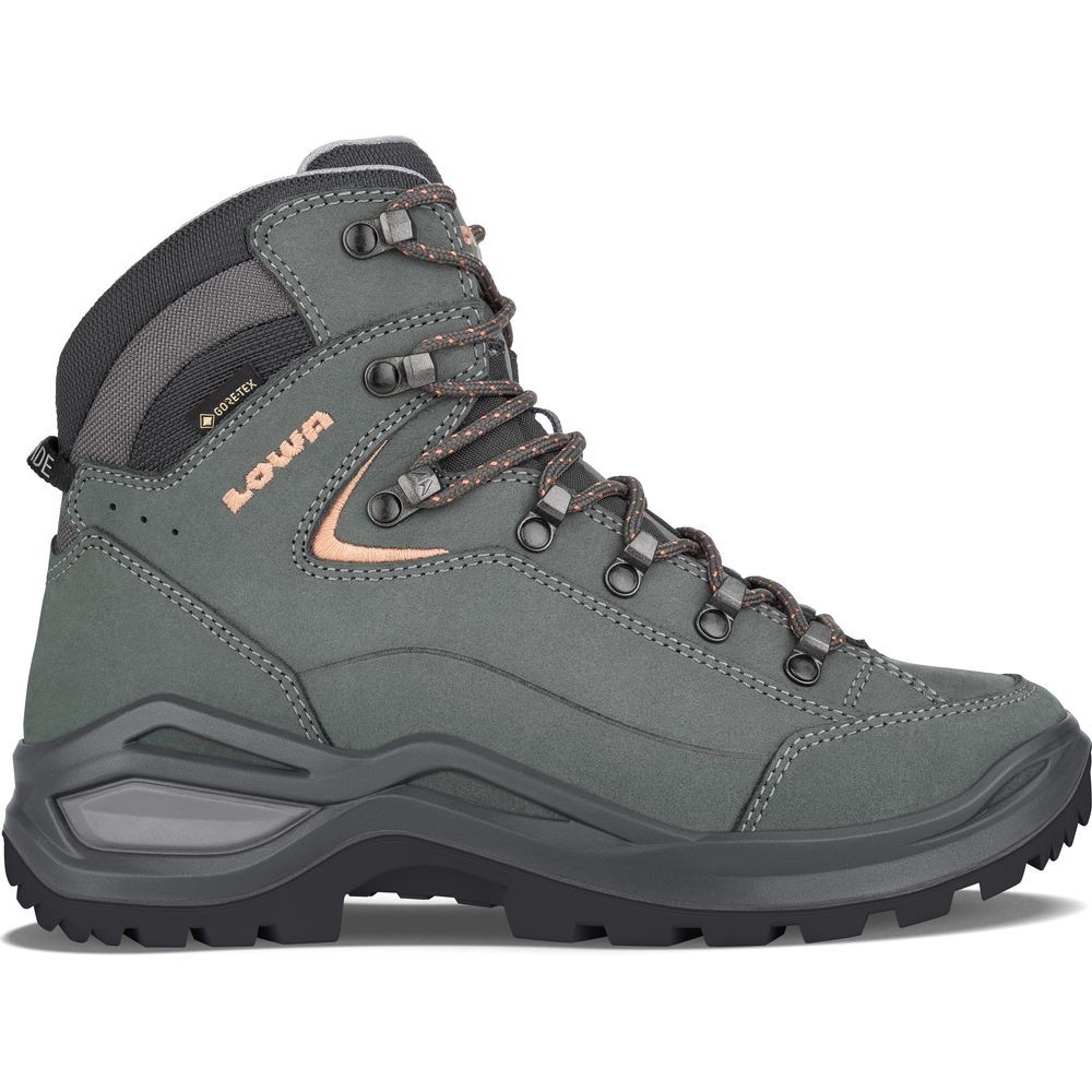 Lowa Renegade Evo GTX Mid WS Damen Wanderschuh graphit aprikose 41