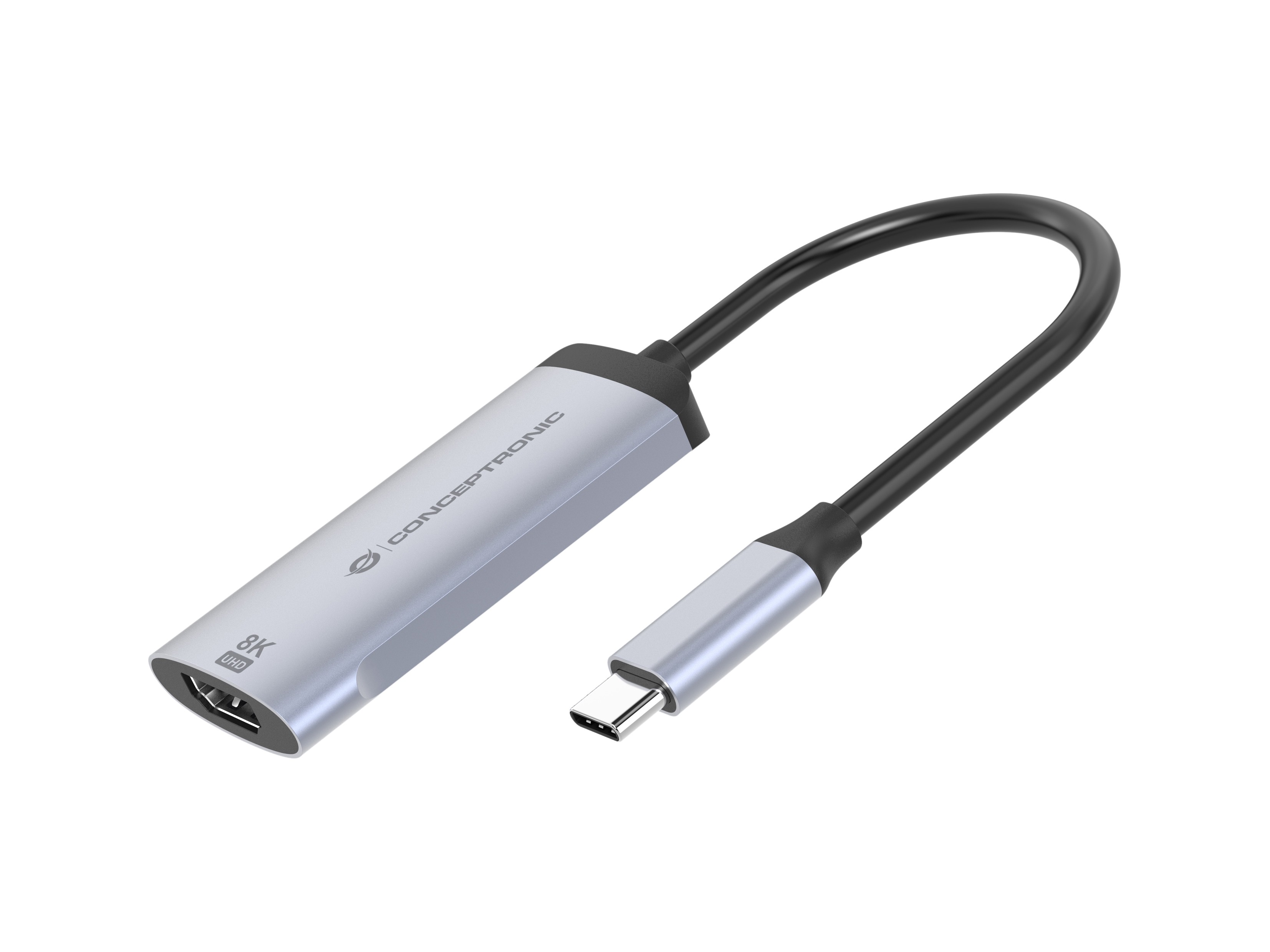 Conceptronic ABBY23G USB-C-auf-HDMI-2.1-Adapter | abby23g | 8K60Hz - USB Typ-C
