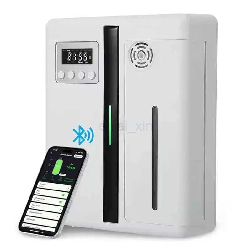 Diffuseur de parfum de chambre Mur à paroi monté Hôtel Fraiseureur d'air Bluetooth Diffuseur aromatisant pour l'huile essentielle odeur électriqu