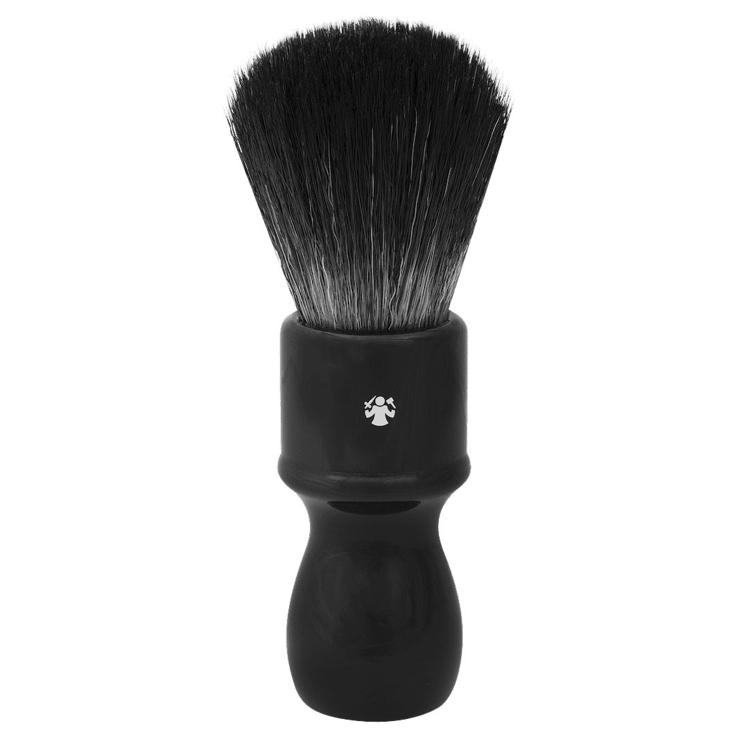 Rasierpinsel Barber Acryl, schwarz, Kunsthaar