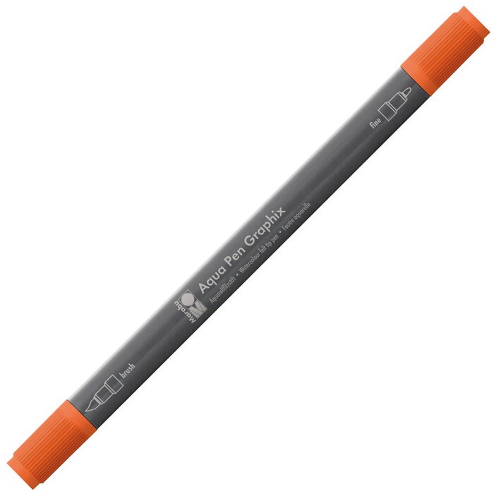 MARABU Aquarellfilzstift Aqua Pen Graphix rotorange