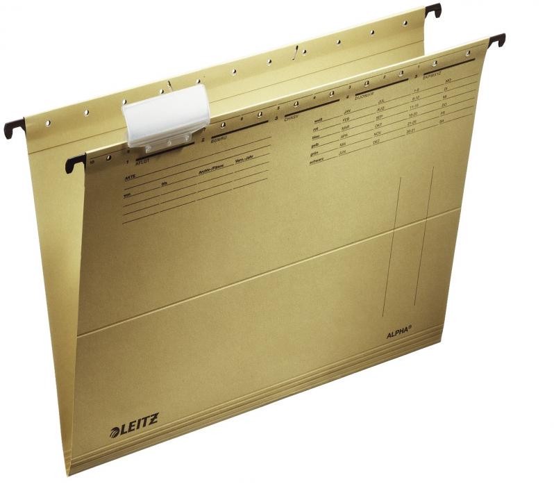 5 x Leitz Hängemappe Alpha braun A4