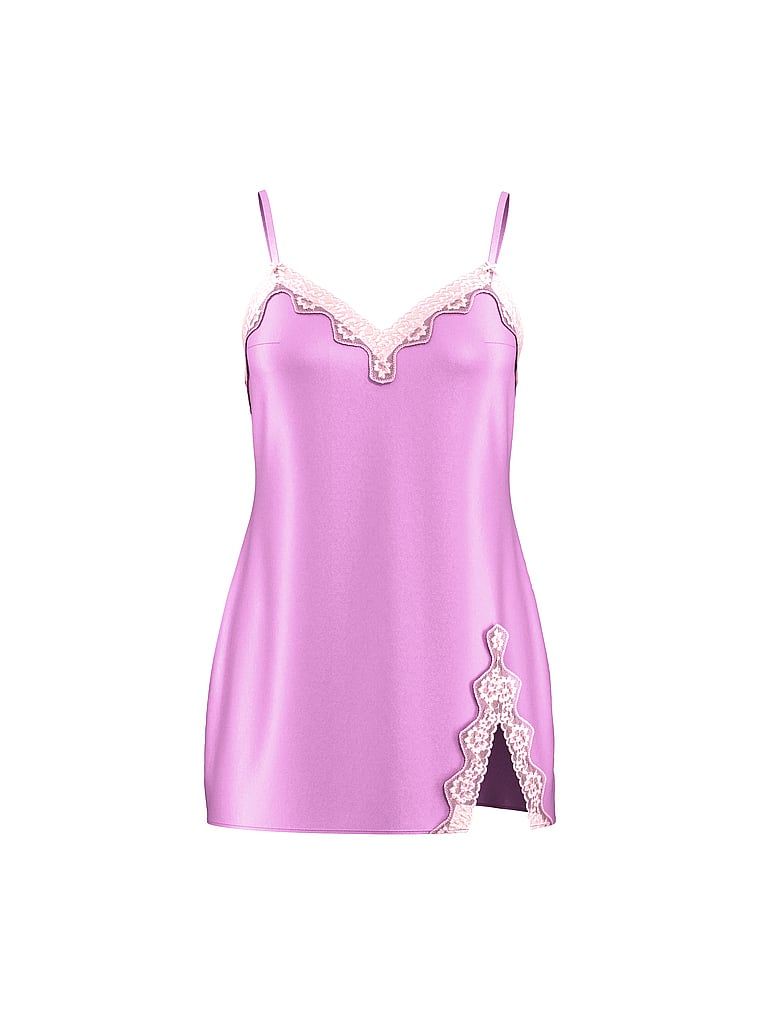 Victoria's Secret Koszulka nocna z koronką Tease Slip