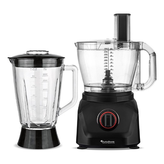 TurboTronic – Küchenmaschine – 8-in-1 Küchengerät – 3 Liter – Schwarz – FP900