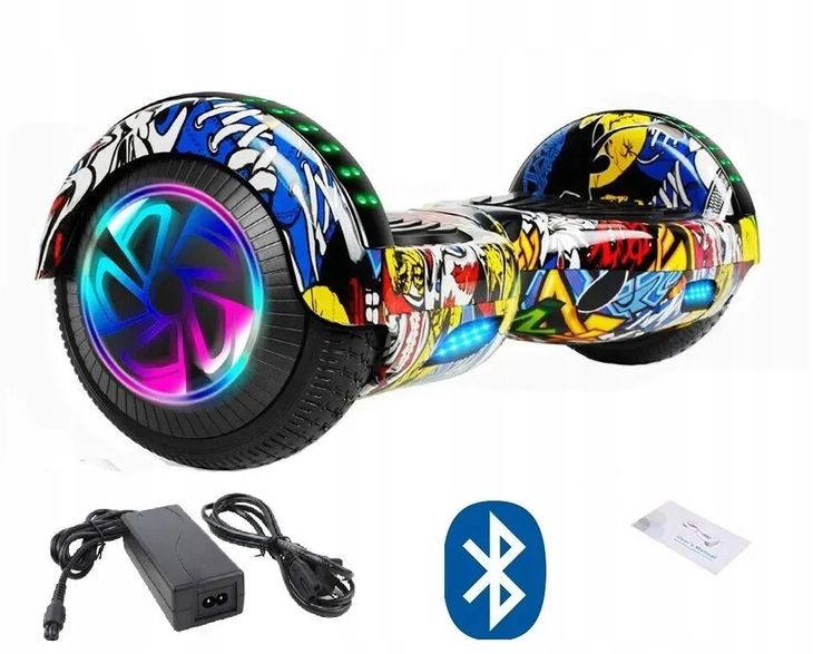 DESKOROLKA ELEKTRYCZNA HOVERBOARD 6,5 CALA DESKA 6,5' 6,5` YELLOW