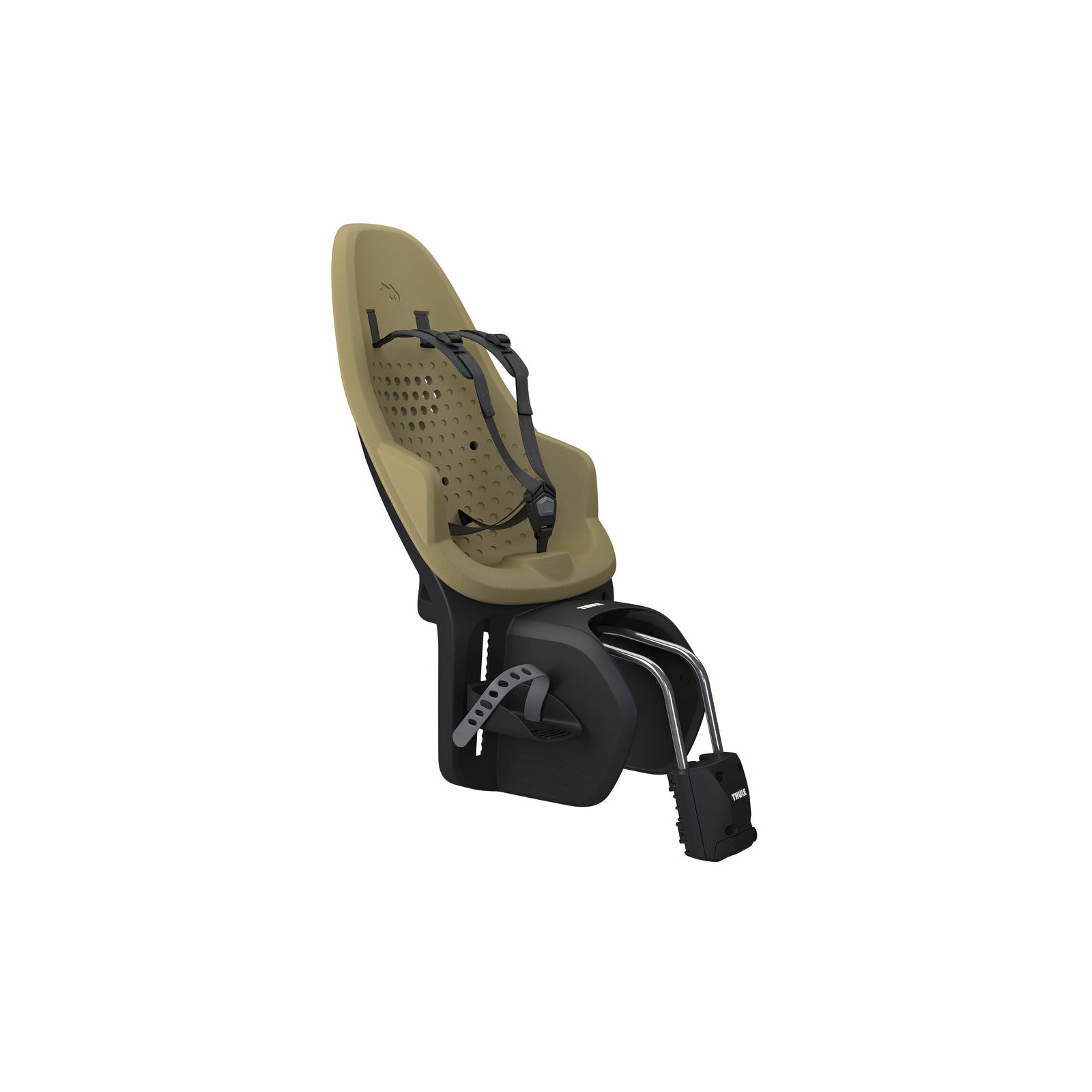 THULE - Yepp 2 Maxi Fahrradkindersitz hinten zur Rahmenmontage FENNEL TAN