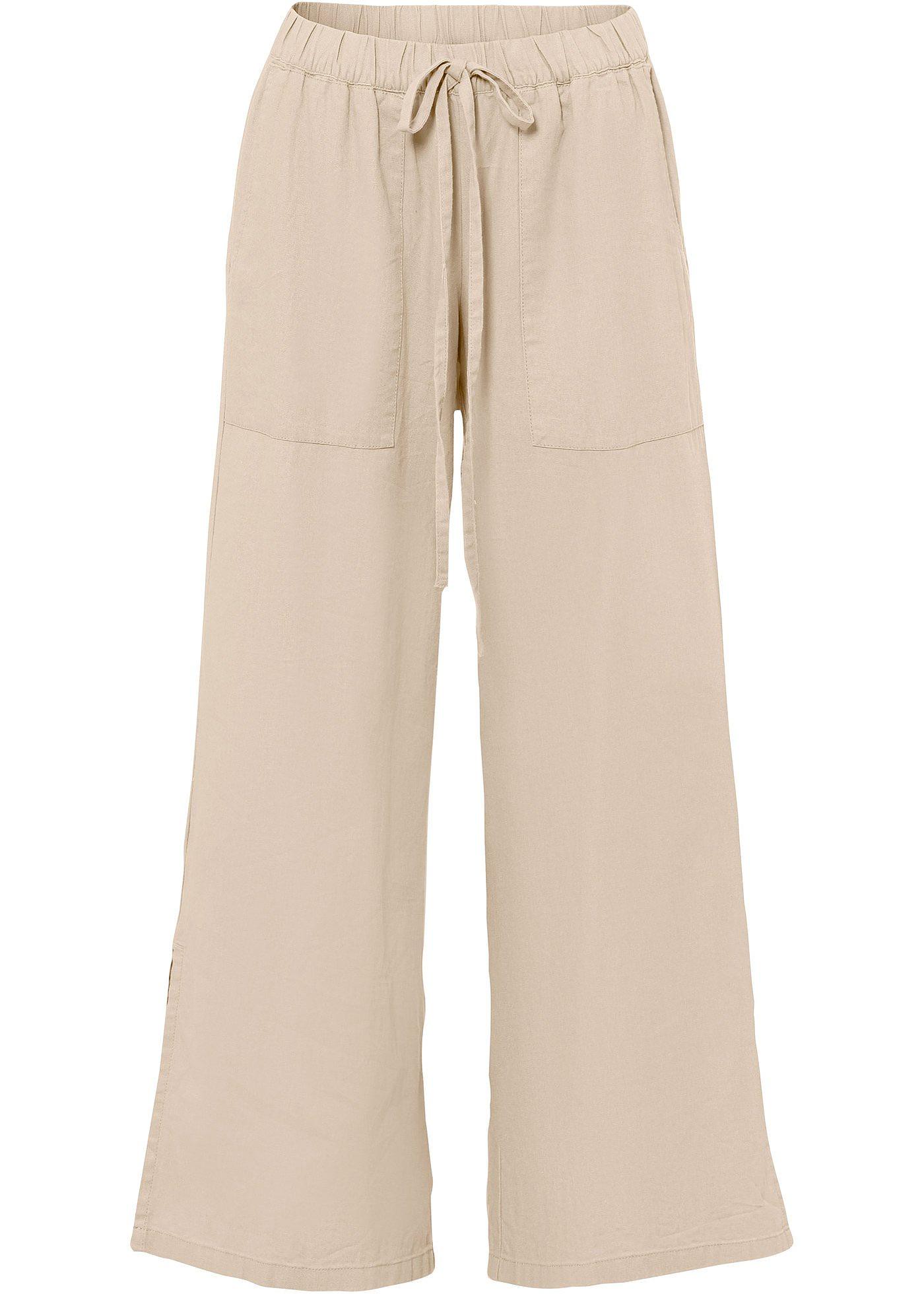 Marlenehose aus Leinen