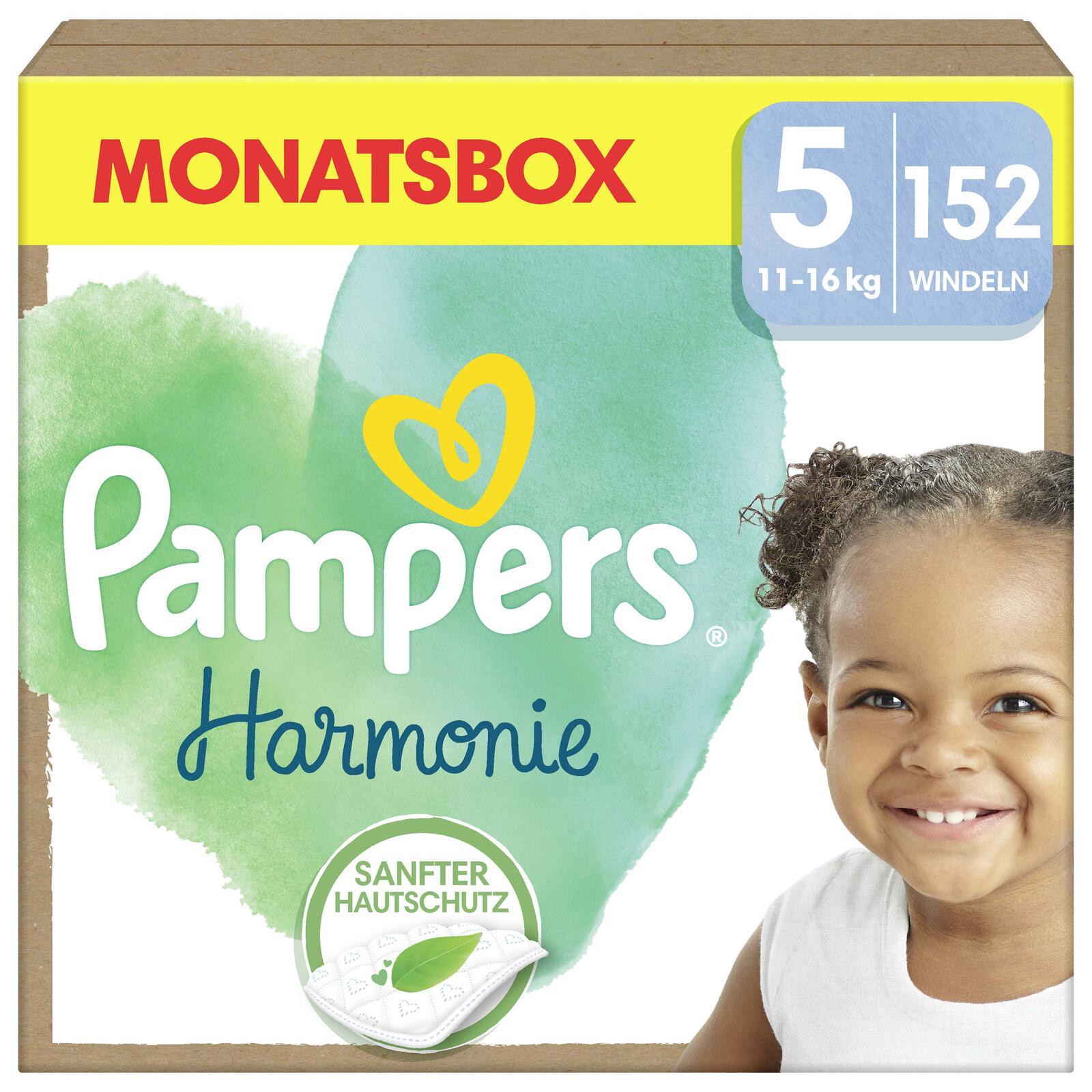 Pampers® Windeln Harmonie Größe 5 152ST für Babys und Kleinkinder (4-18 Monate)