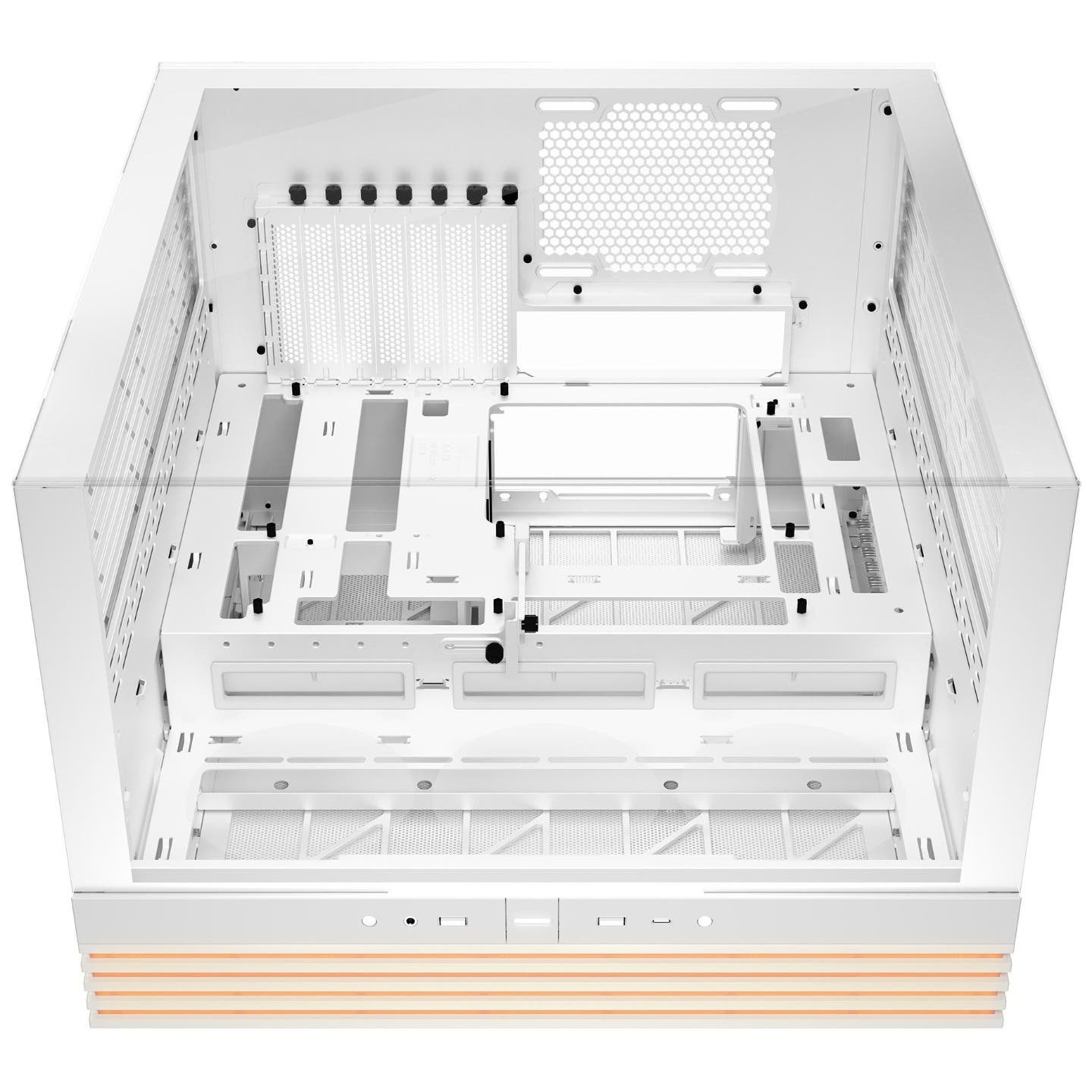 Be quiet! Light Base 600 DX Tempered Glass ARGB Reversible ATX Gaming PC Case - White - BGW66