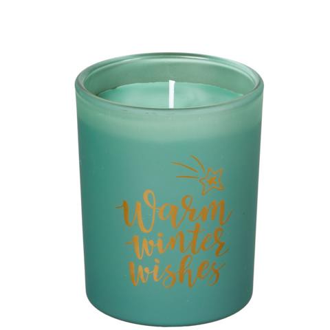 Duftkerze Weihnachten Forest Breeze - pine & cedar trees in Glas "Warm Winter Wishes" 45 h