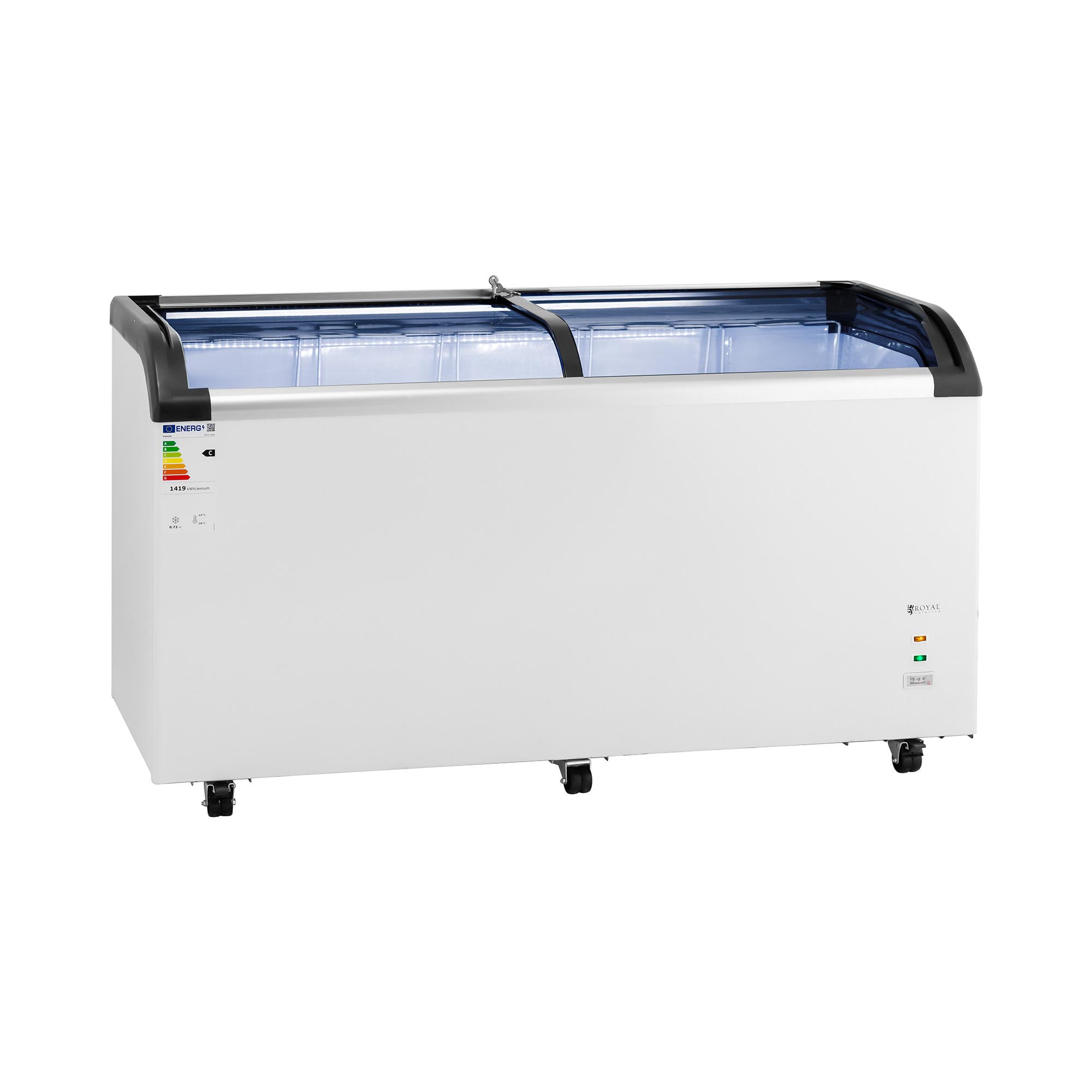 Gefriertruhe - 445 L - Royal Catering - Glastüren