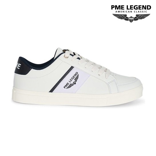 PME Legend Emission Sneaker – Weiß/Marineblau – Der Sommer-Sneaker 2024