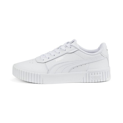 PUMA Carina 2.0 Damen Sneaker Weiß Leder 385849-02 Größe 6 - Neu