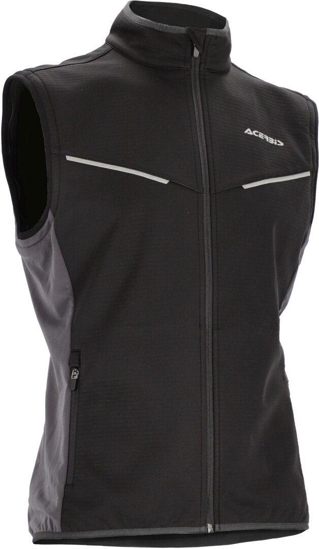 Acerbis Track Softshell Motorradjacke, schwarz-grau, Größe S für Männer