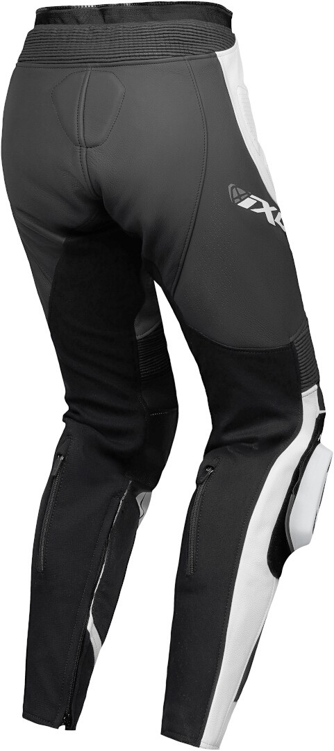 Ixon Vortex 3 PT L Schwarz Anthrazit Weiß Damen Motorrad Lederhose Größe XL