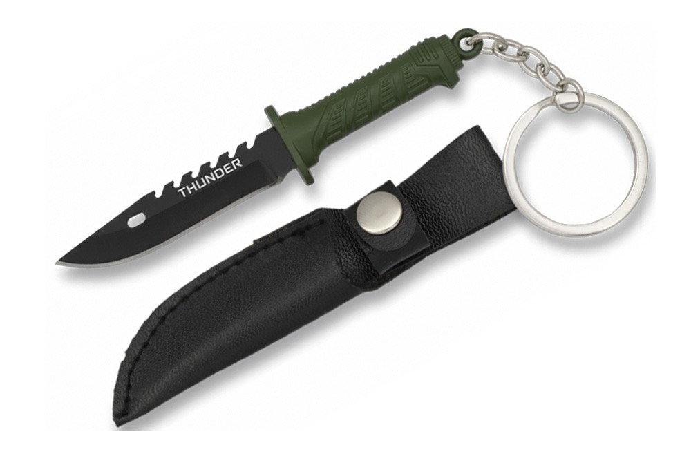 Mini-Survival-Messer Schlüsselanhänger scharfe Klinge