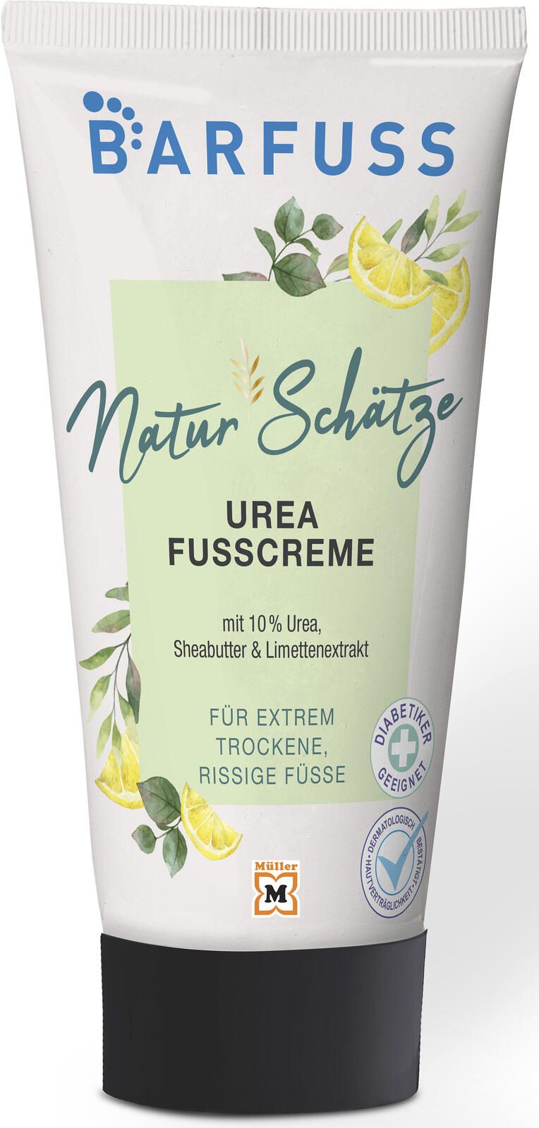 BARFUSS Naturschätze Urea Fußcreme 100 ml