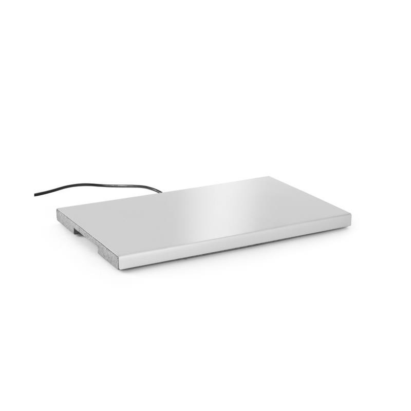 HENDI Warmhalteplatte elektrisch GN 1/1 190 W 53 x 32,5 x 3 cm 95 °C Aluminium silber Gastro