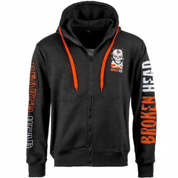 Broken Head Hoodie Original Orange