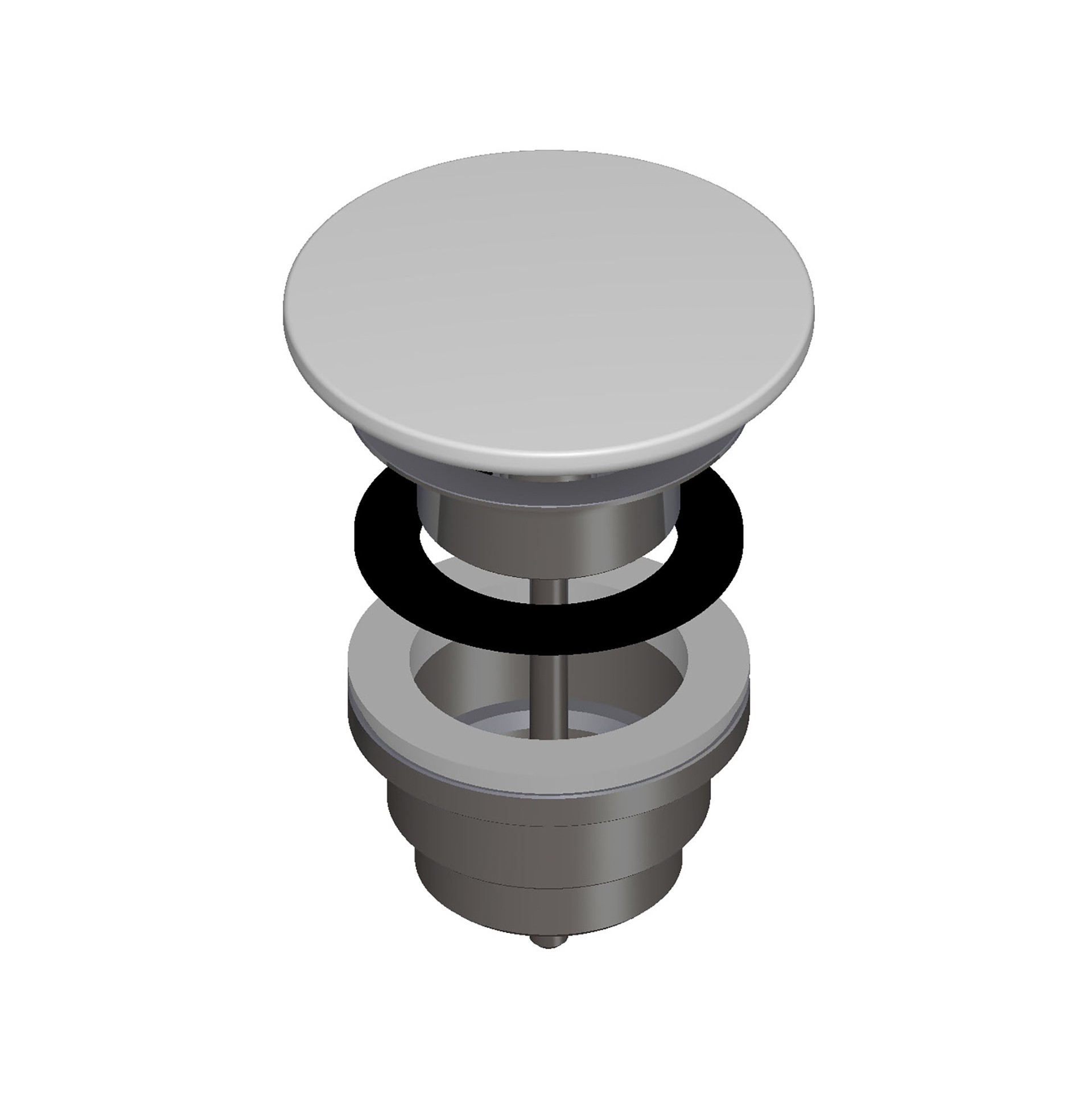 LAUFEN Living Ablaufventil 0000001, nicht verschließbar, Saphir Keramik, H8981880000001