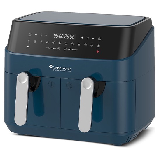 TurboTronic DAF5 Doppel-Heißluftfritteuse XXL - Heißluftfritteuse - 9 Liter