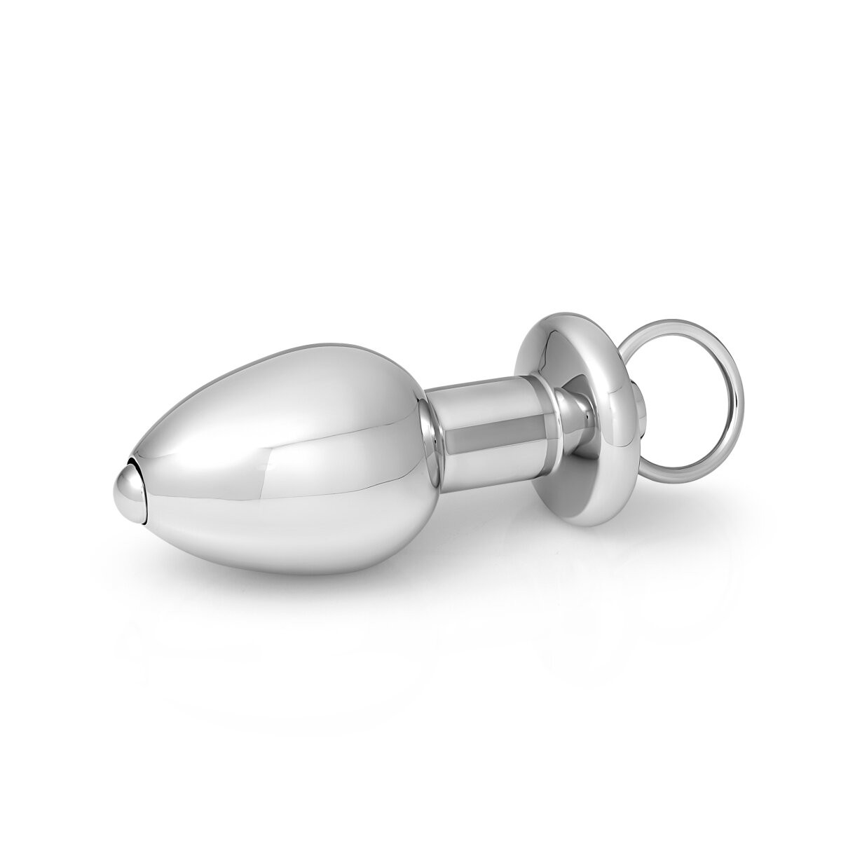 Hochwertiger Edelstahl-Analplug mit Verschluss und Schraubgewinde in Gr. XL, � 60 mm