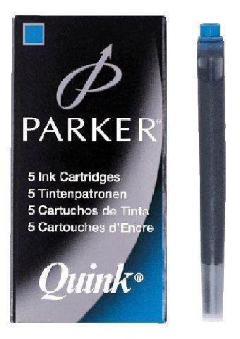 5 PARKER Tintenpatronen für Füllhalter