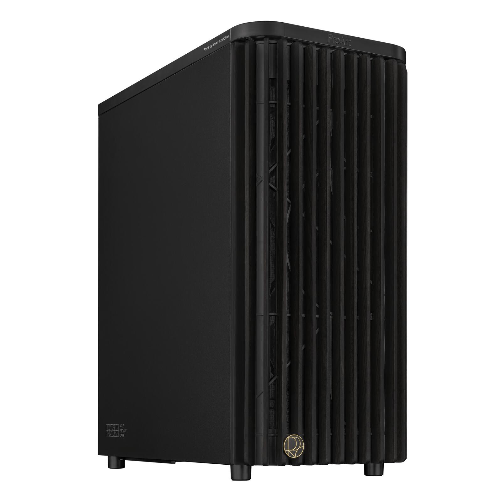 ASUS ProArt PA401 Wood Edition ATX PC Gehäuse METAL PWM, schwarz