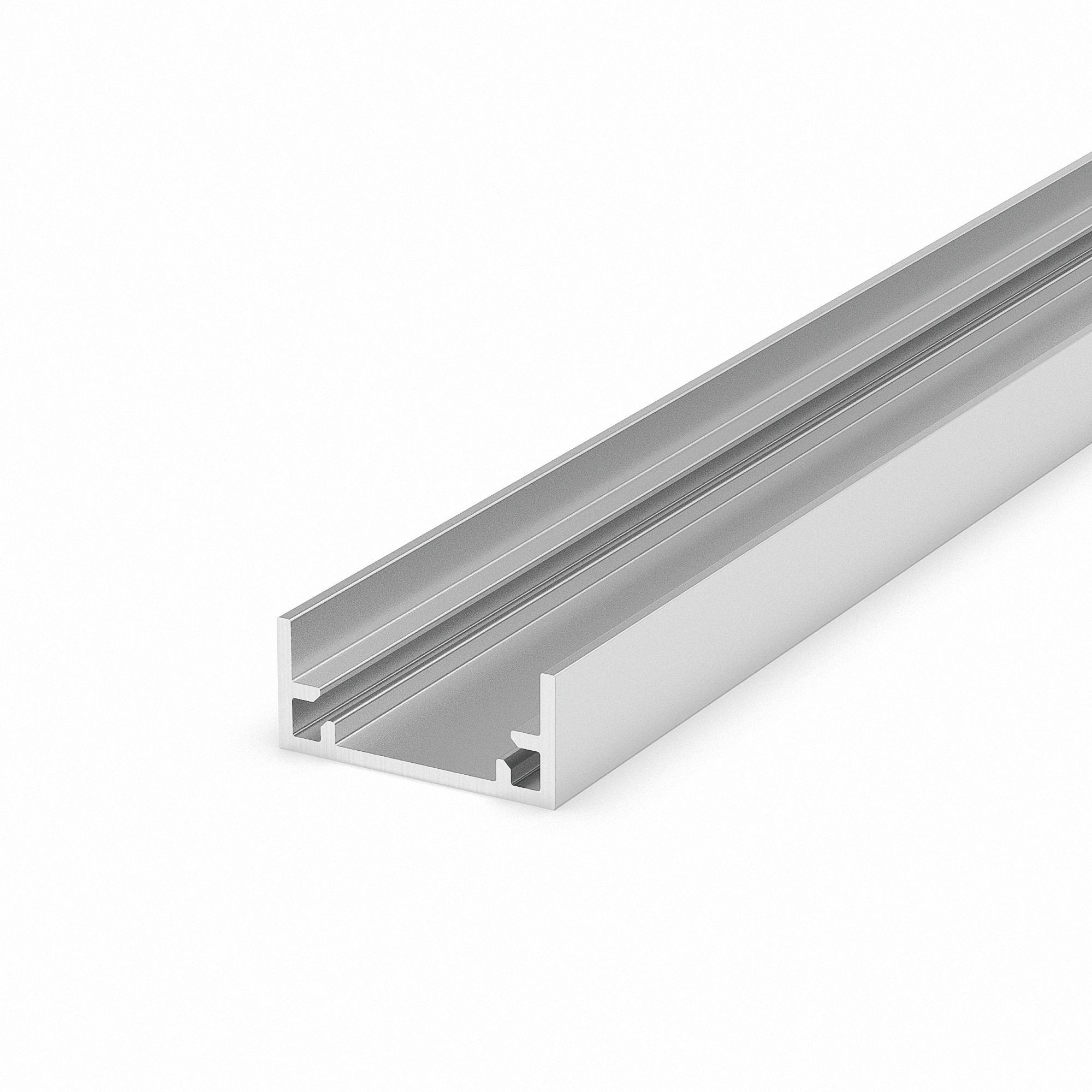 LED Profile in silber P11-1 100CM ohne Abdeckung für LED Streifen bis 11,2mm Breite
