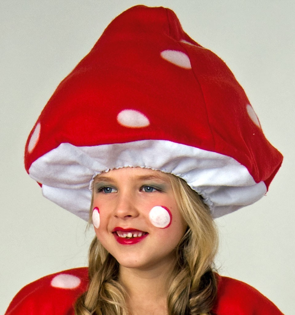 Roter Fliegenpilz Punkte Kinderhut