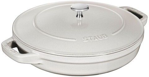 Staub Cocotte 24cm Kochtopf-Set 2-tlg. weiß